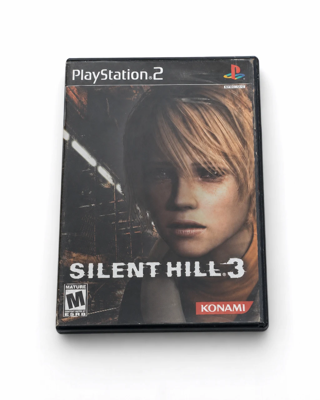 AI-styled example of a Silent Hill 3 PS2 game case on a white background